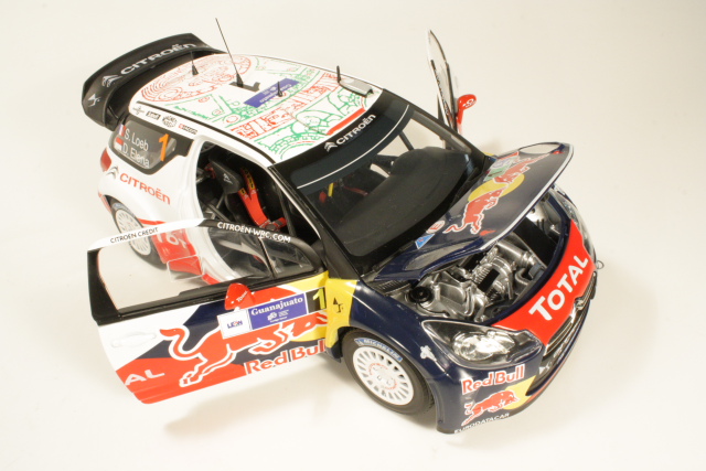 Citroen DS3 WRC, Mexique 2011, S.Loeb, no.1 - Sulje napsauttamalla kuva