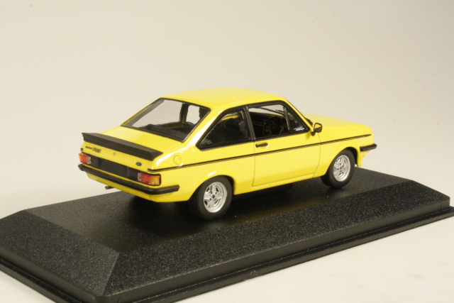 Ford Escort Mk2 RS2000 1976, keltainen - Sulje napsauttamalla kuva