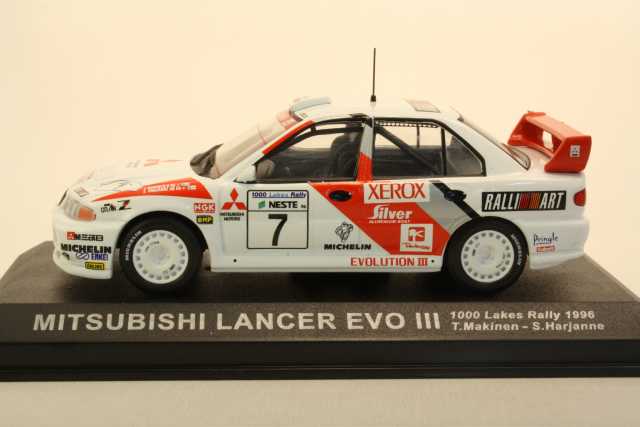 Mitsubishi Lancer Evo III, 1000 Lakes 1996, T.Mäkinen, no.7 - Sulje napsauttamalla kuva