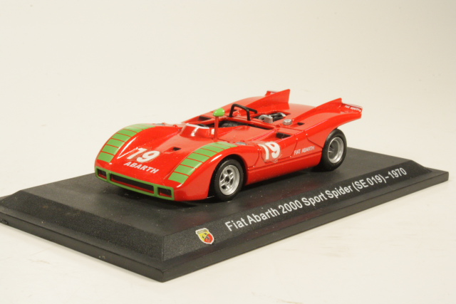 Abarth 2000 Sport Spider, 2nd Mugello 1970, L.Kinnunen, no.19 - Sulje napsauttamalla kuva