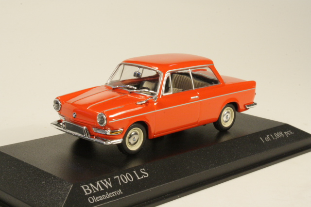 BMW 700LS 1960, punainen - Sulje napsauttamalla kuva