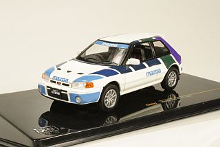 Mazda 323 GT-Ae 1989, valkoinen/sininen