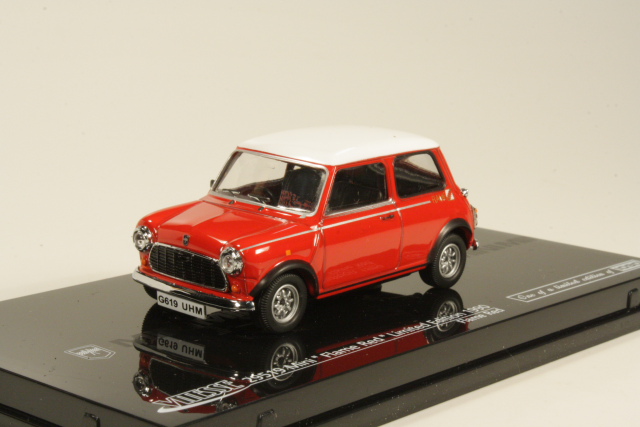 Mini Cooper Flame Red 1990, punainen/valkoinen