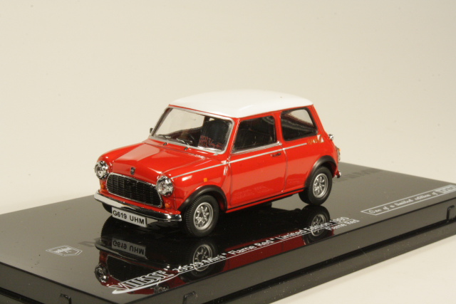 Mini Cooper Flame Red 1990, punainen/valkoinen - Sulje napsauttamalla kuva