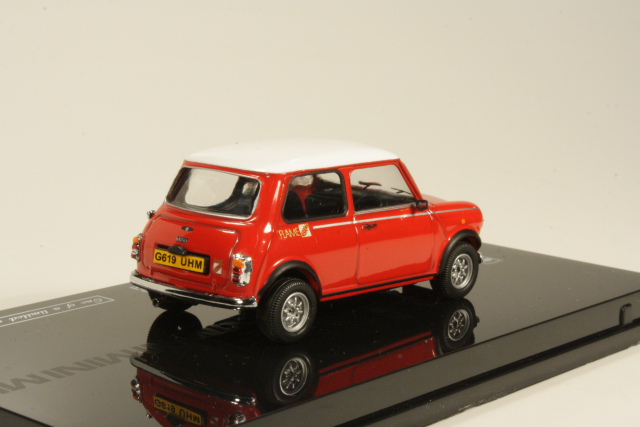 Mini Cooper Flame Red 1990, punainen/valkoinen - Sulje napsauttamalla kuva