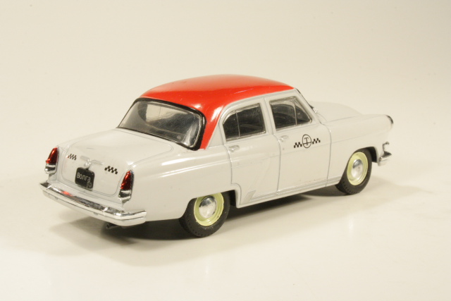 Volga GAZ M21T 1970 Taxi, light grey/red