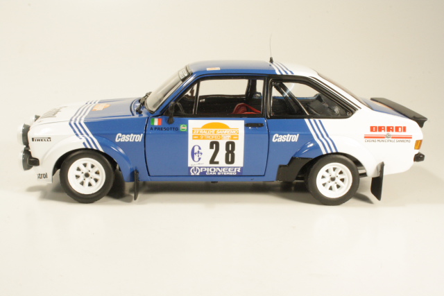 Ford Escort Mk2 RS1800, SanRemo 1981, A.Presotto, no.28