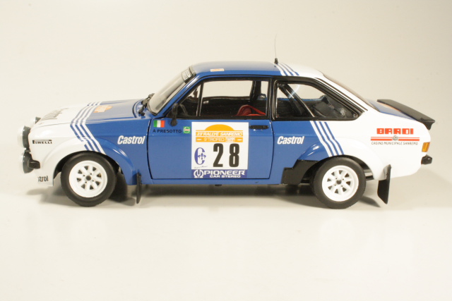 Ford Escort Mk2 RS1800, SanRemo 1981, A.Presotto, no.28 - Sulje napsauttamalla kuva