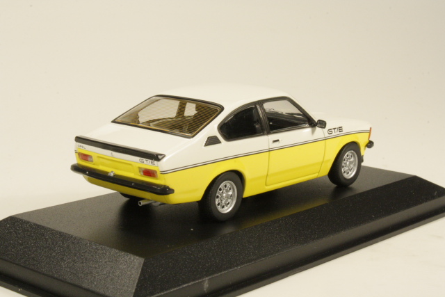 Opel Kadett C GT/E 1978, valkoinen/keltainen - Sulje napsauttamalla kuva