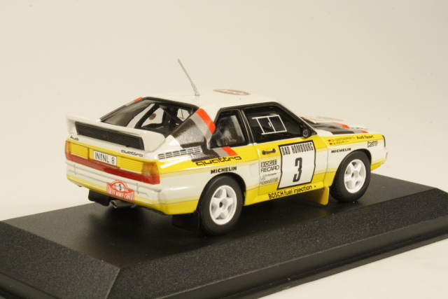 Audi Sport Quattro, 2nd. Monte Carlo 1985, W.Rohrl, no.3 - Sulje napsauttamalla kuva