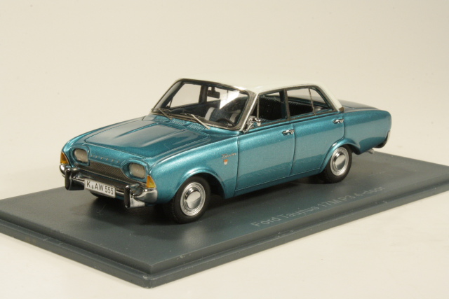 Ford Taunus 17M P3 1960, sininen/valkoinen