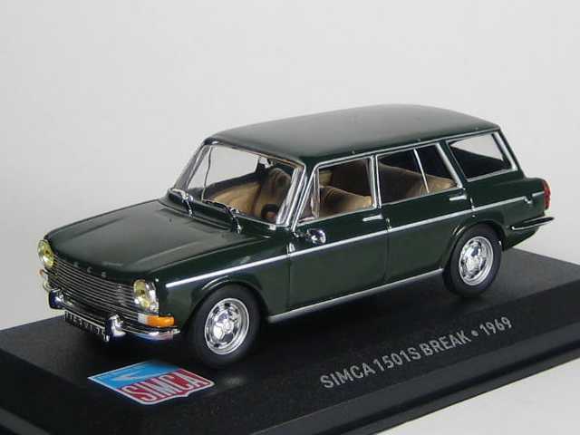 Simca 1501 S Break 1969, tumman vihreä