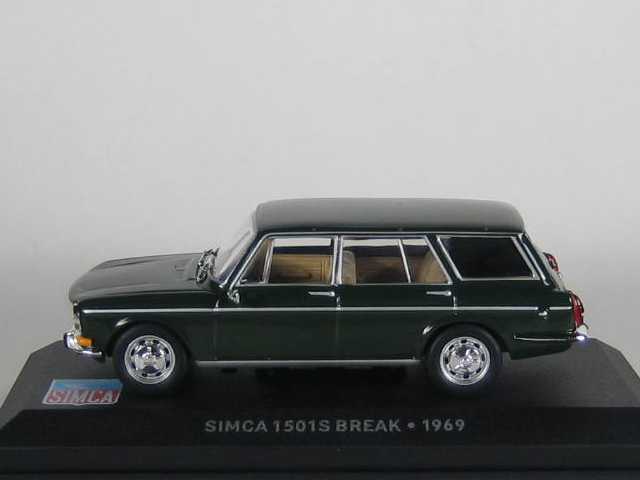 Simca 1501 S Break 1969, tumman vihreä
