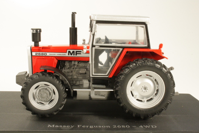 Massey Ferguson 2680 4wd 1980, punainen - Sulje napsauttamalla kuva