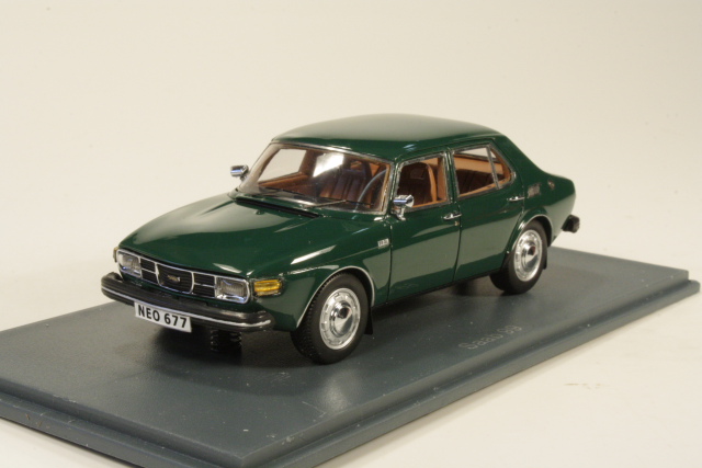 Saab 99 4d 1975, dark green