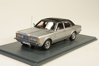 Ford Taunus TC GXL 4d 1973, hopea/musta - Sulje napsauttamalla kuva