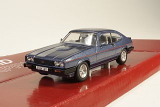 Ford Capri Mk3 blue with Haynes Miniature History Book