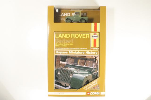 Land Rover Ser.1, green with Haynes Miniature History Book