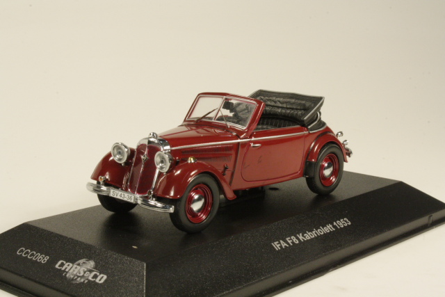 IFA F8 Kabriolett 1953, dark red