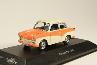 Trabant P50 1958, punainen/valkoinen