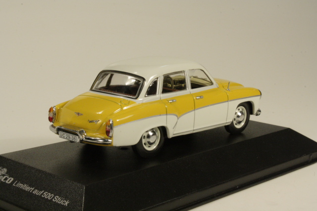 Wartburg 312 1964, valkoinen/keltainen