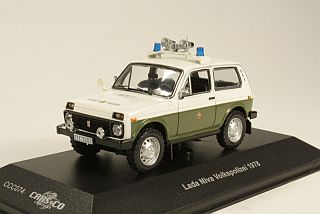 Lada Niva 1978 Volkspolizei, valkoinen/vihreä