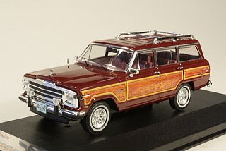 Jeep Wagoneer 1989, tummanpunainen - Sulje napsauttamalla kuva