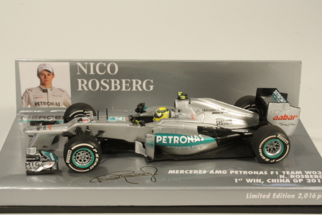 Mercedes AMG W03, 1st. Win Chinese 2012, N.Rosberg