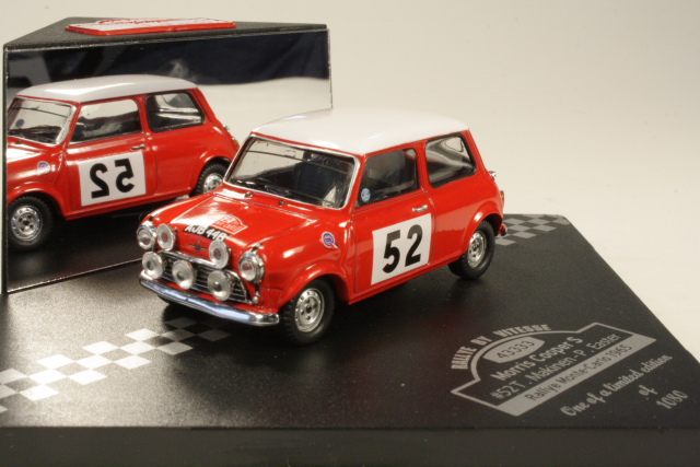 Mini Cooper S1275, 1st. Monte Carlo 1965, T.Mäkinen, no.52