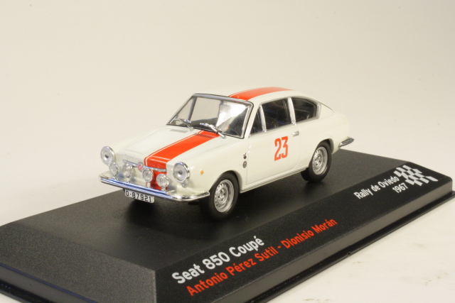 Seat 850 Coupe, Rally de Oviedo 1967, A.Perez, no.23