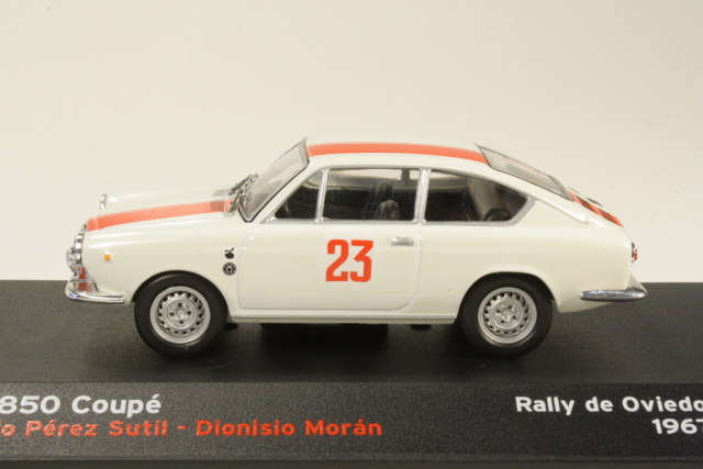 Seat 850 Coupe, Rally de Oviedo 1967, A.Perez, no.23