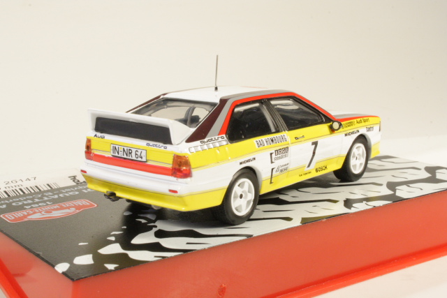 Audi Quattro A2, Monte Carlo 1984, S.Blomqvist, no.7 - Sulje napsauttamalla kuva