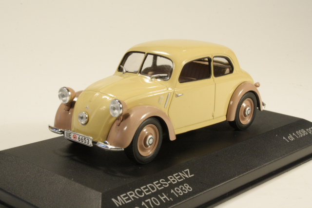 Mercedes 170H 1938, ruskea - Sulje napsauttamalla kuva