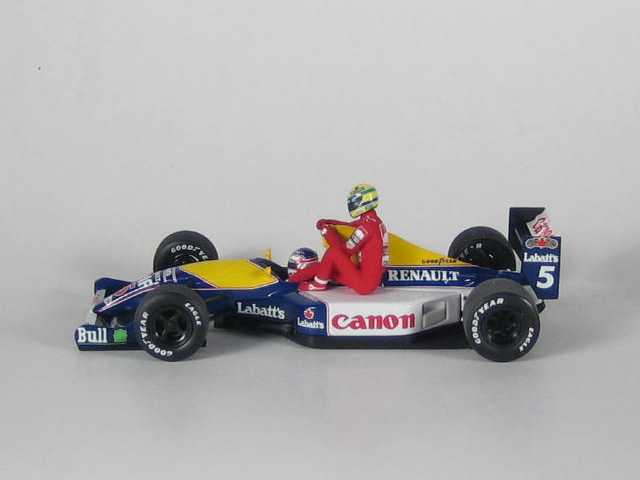 Williams Renault FW14, British GP 1991, N.Mansell, no.5 - Sulje napsauttamalla kuva