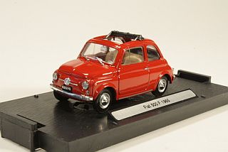 Fiat 500F 1965, punainen - Sulje napsauttamalla kuva