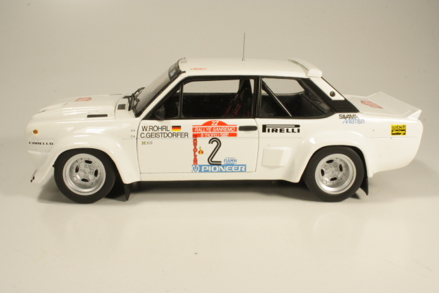 Fiat 131 Abarth, 1st. San Remo 1980, W.Rohrl, no.2 - Sulje napsauttamalla kuva