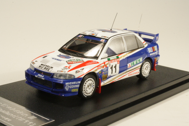 Mitsubishi Lancer Evo III, 5th NewZealand 1995, T.Mäkinen, no.11 - Sulje napsauttamalla kuva