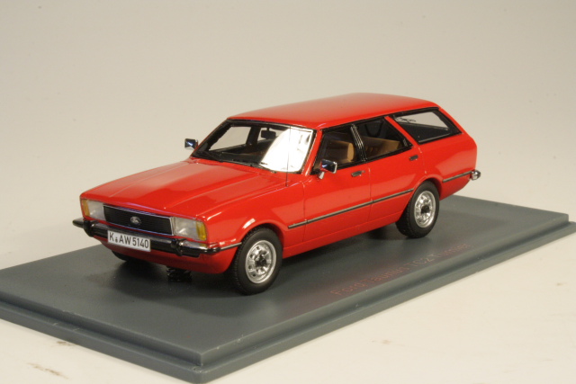 Ford Taunus TC2 Turnier GL 1976, punainen - Sulje napsauttamalla kuva