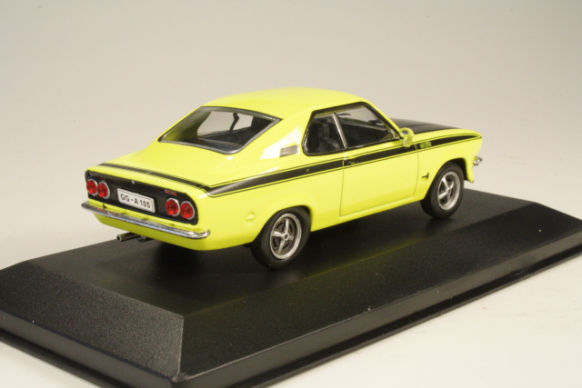 Opel Manta A GT/E, keltainen - Sulje napsauttamalla kuva