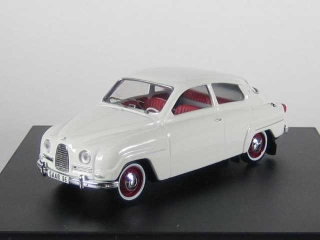 Saab 96 Standard 1961, valkoinen