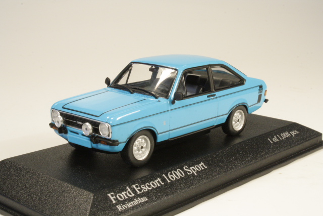 Ford Escort Mk2 Sport 1600 1975, vaaleansininen - Sulje napsauttamalla kuva