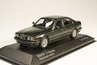 BMW 5-series (e34) 1988, tummanvihreä - Sulje napsauttamalla kuva