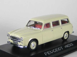 Peugeot 403 Familiare 1960, keltainen - Sulje napsauttamalla kuva