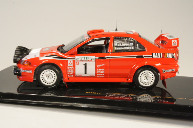 Mitsubishi Lancer Evo VI, 1st. New Zealand 1999, T.Makinen, no.1