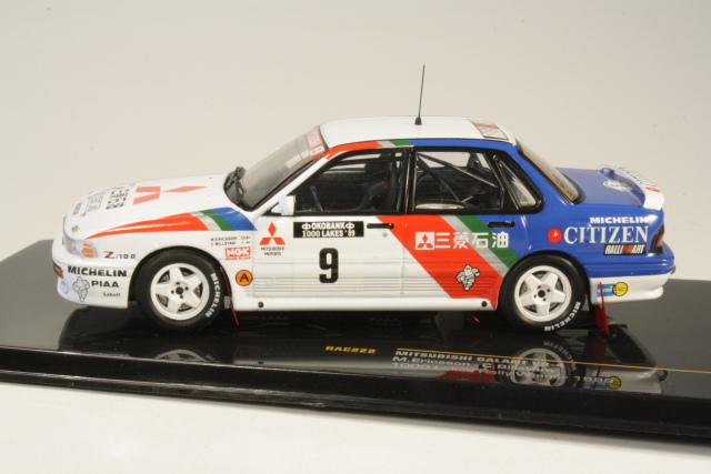 Mitsubishi Galant VR4 Evo, 1st.1000 Lakes 1989, M.Ericsson, no.9