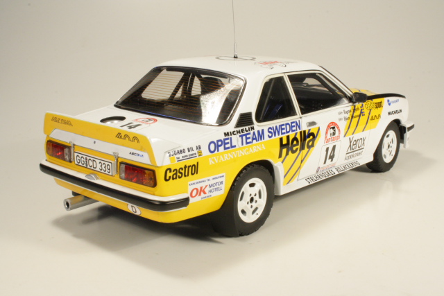 Opel Ascona B 400, 1000 Lakes 1980, B.Johansson, no.14