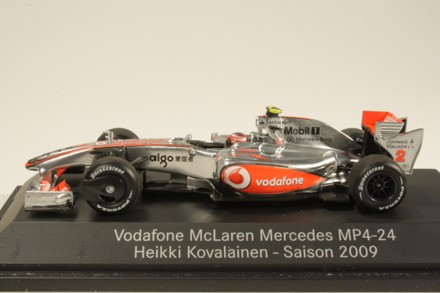 McLaren Mercedes MP4/24, F1 2009, H.Kovalainen, no.2 - Sulje napsauttamalla kuva