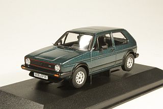 VW Golf 1 GTi S2 1980, vihreä - Sulje napsauttamalla kuva