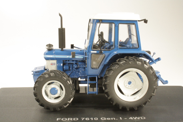 Ford 7610 Mark I 4wd 1981, sininen - Sulje napsauttamalla kuva