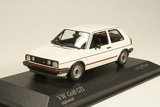 VW Golf 2 GTi 1985, valkoinen - Sulje napsauttamalla kuva